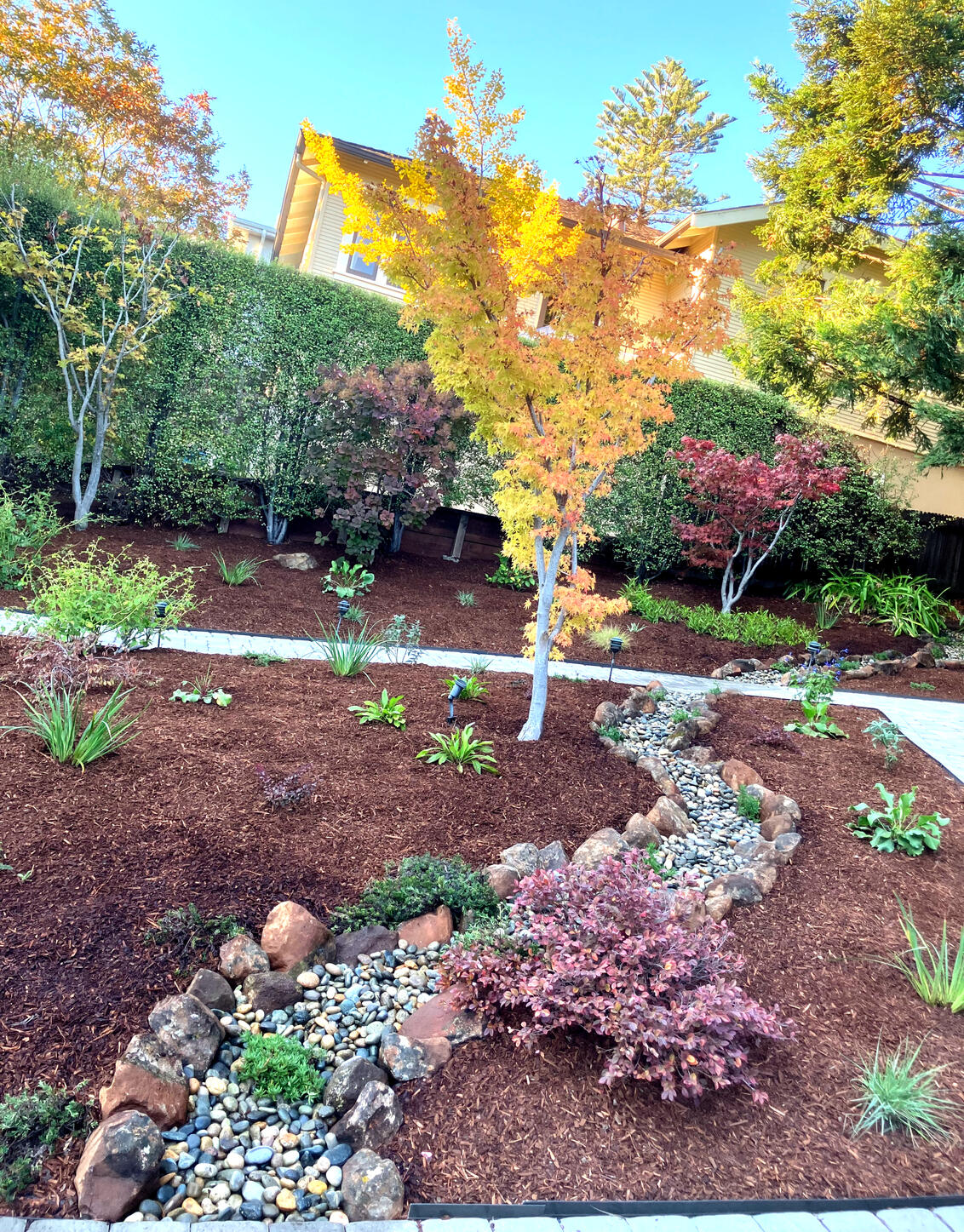 Piedmont | Dry River Bed Design, Installation, and Maintenance